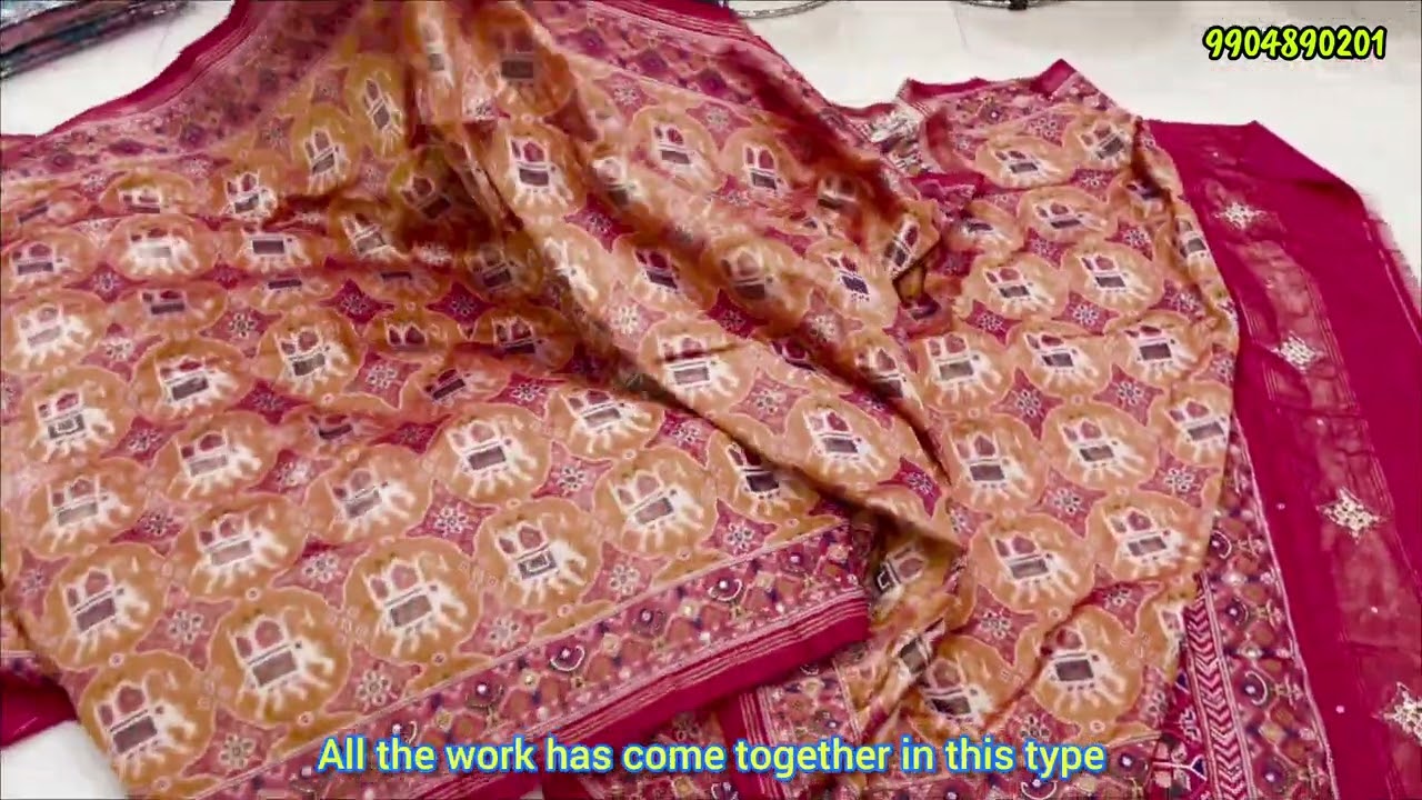Trendy patola saree design | Gujarati wedding saree | latest designer saree 2026