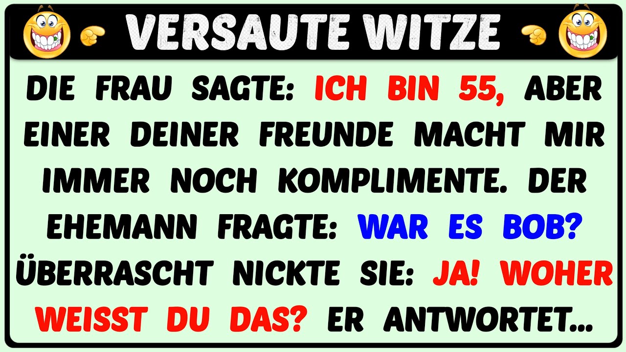 Bester Witz Des Tages! - Sie dachte, es wären Komplimente, aber ihre... | Täglich Witzige Videos