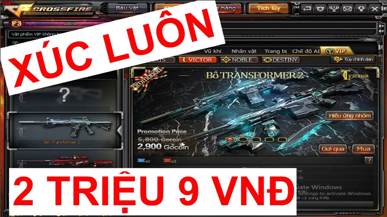 CFVN - Cảm Giác Tự Tay Xúc Bộ Transformer VIP 2 Triệu 9 sẽ thế nào | Hồ Điệp Tiên Tử |