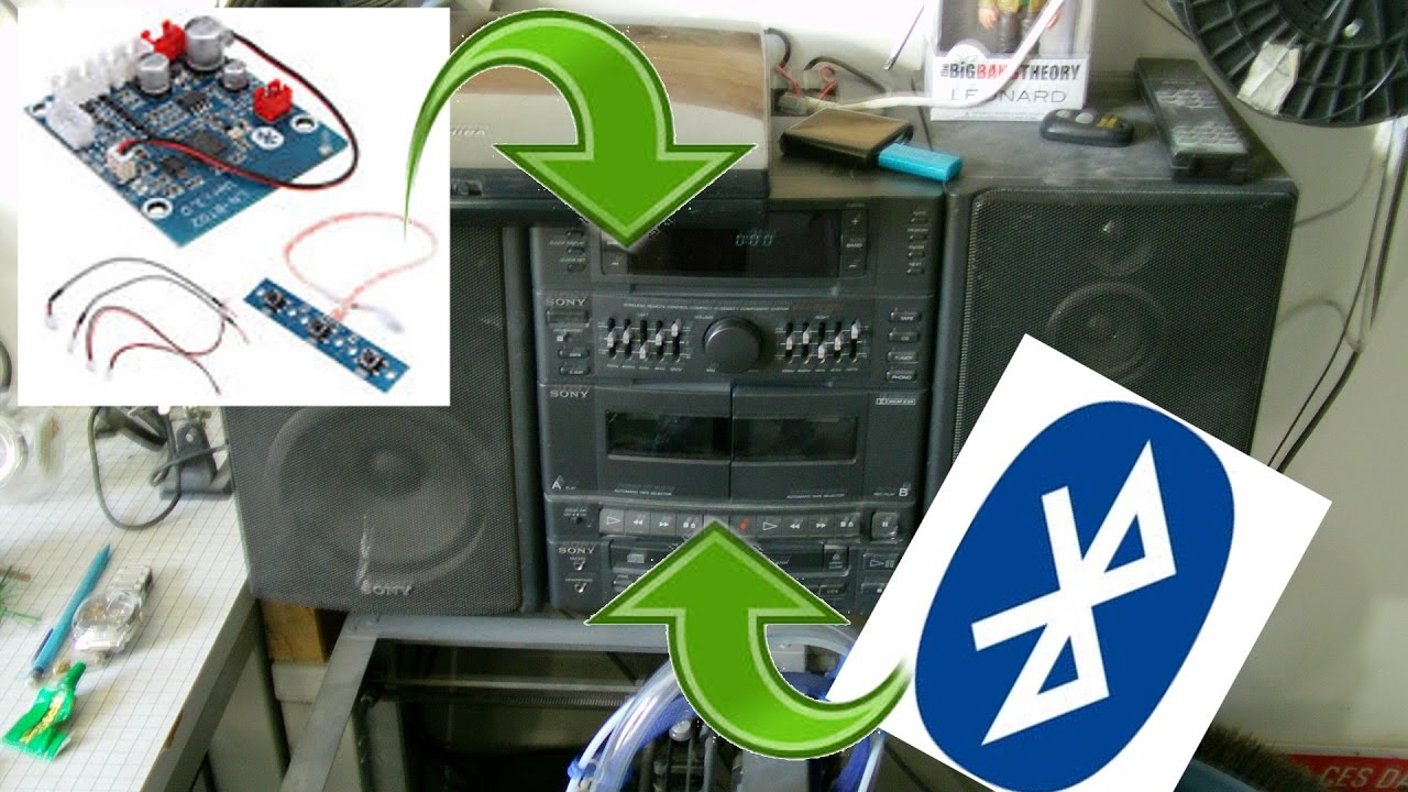 1 module audio bluetooth dans une vielle HiFi