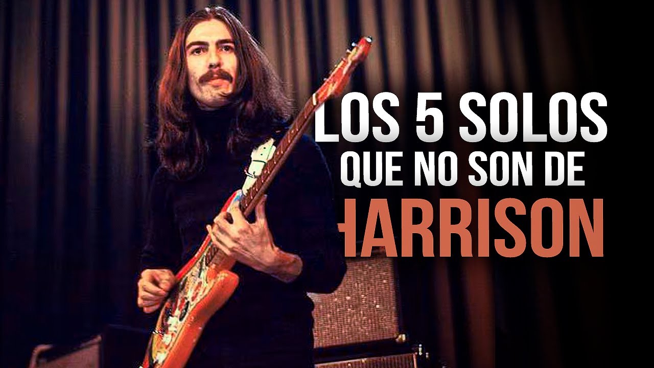 5 solos de GUITARRA que NO compuso Harrison en THE BEATLES 🎸