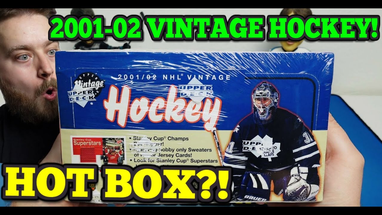 Hobby Box 2001-02 Upper Deck VINTAGE Hockey! Hokejové kartičky NHL! Unboxing!