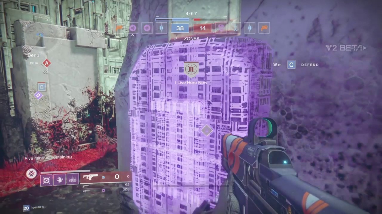 Destiny2 Beta First Crucible Match
