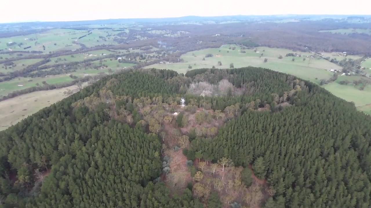 Mount Franklin Victoria Australia Drone Flight