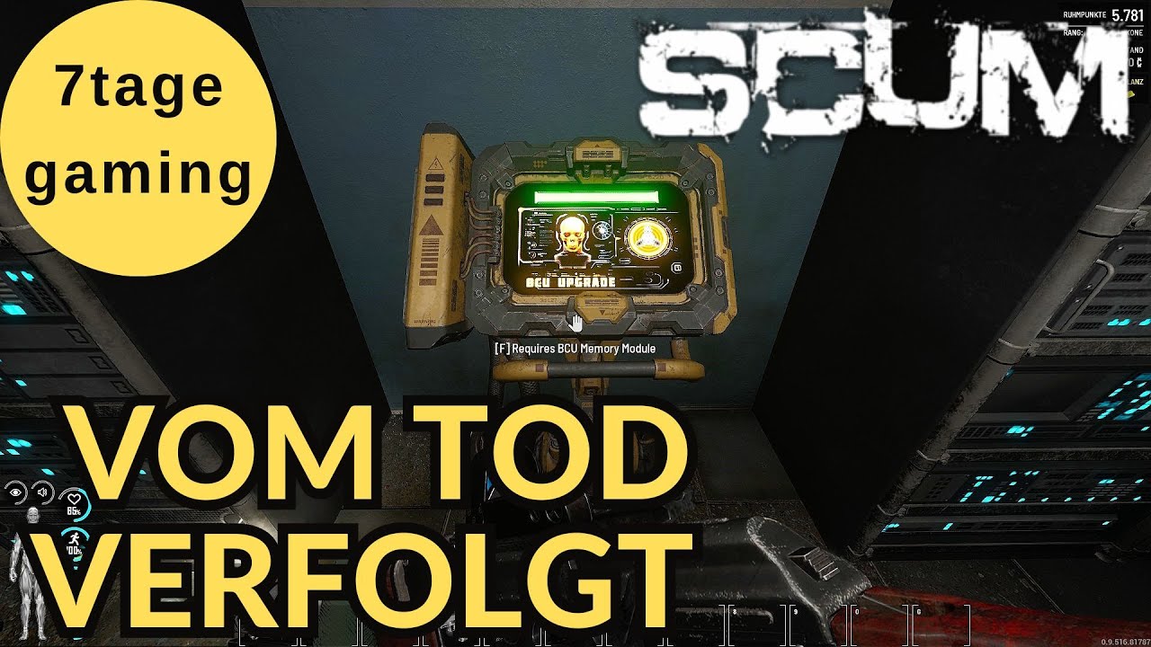SCUM Patch 0.95 🏹 23: Beim BCU-Modul aufladen vom Tod verfolgt