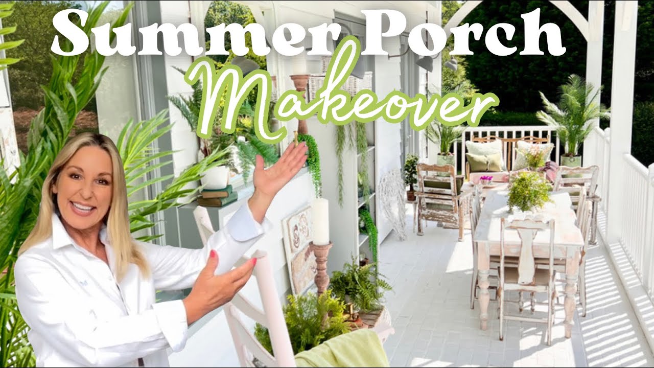Stunning Summer Porch Makeover: DIY Decor, Thrifted Finds & Stylish Ideas!