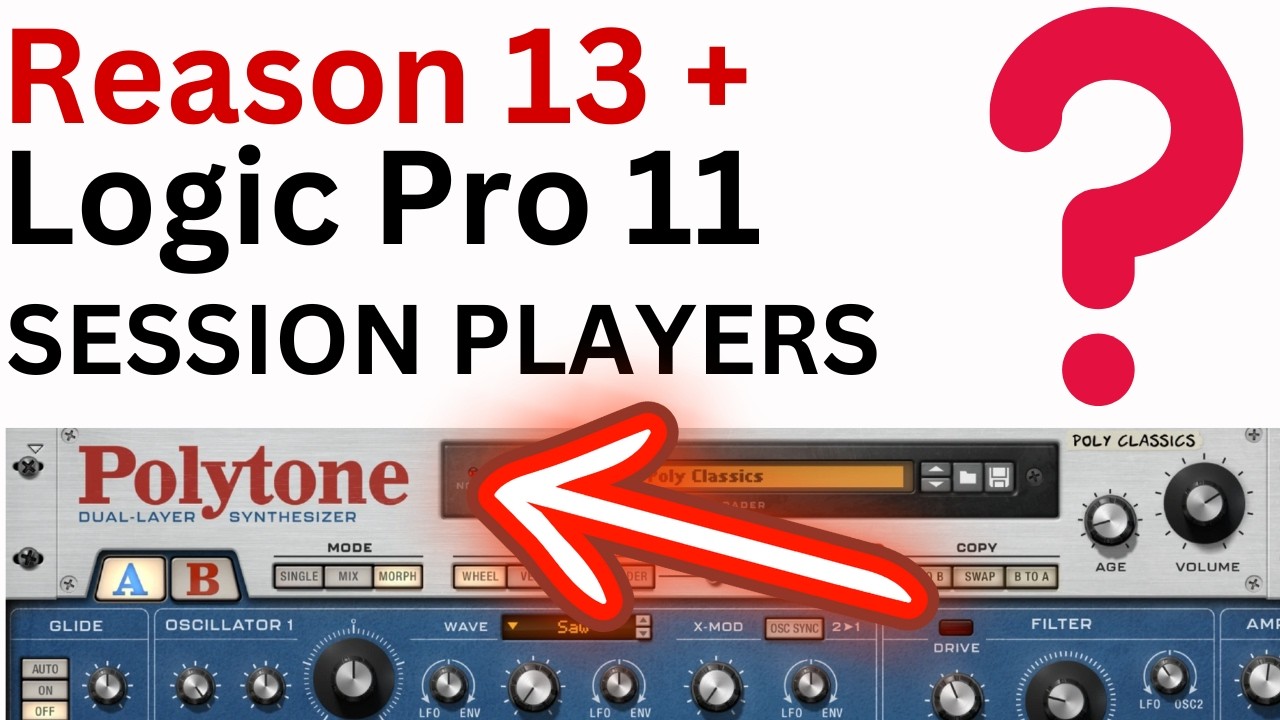 Reason 13 + Logic Session Players Плагин Reason Rack Studio — Polytone Ripley и многое другое