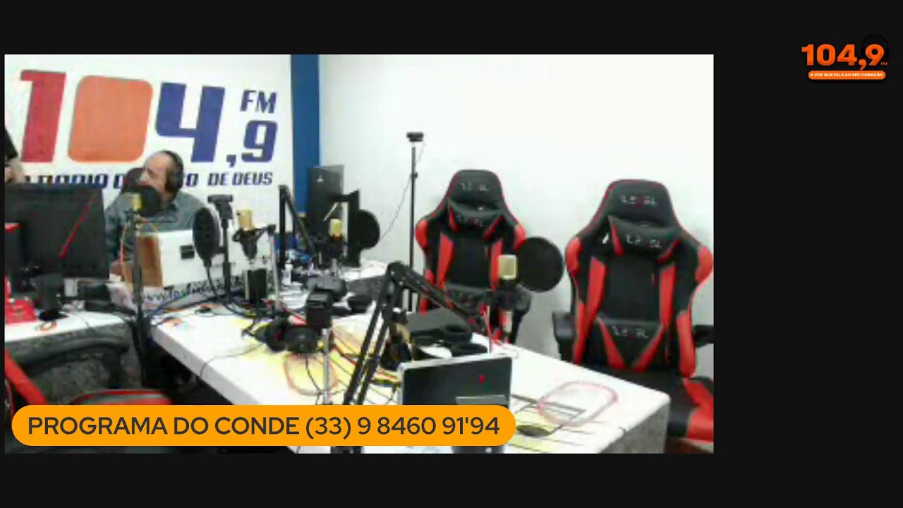 PROGRAMA DO CONDE SOU + 104 FM  MANHUAÇU A  RADIO  DO POVO DE DEUS