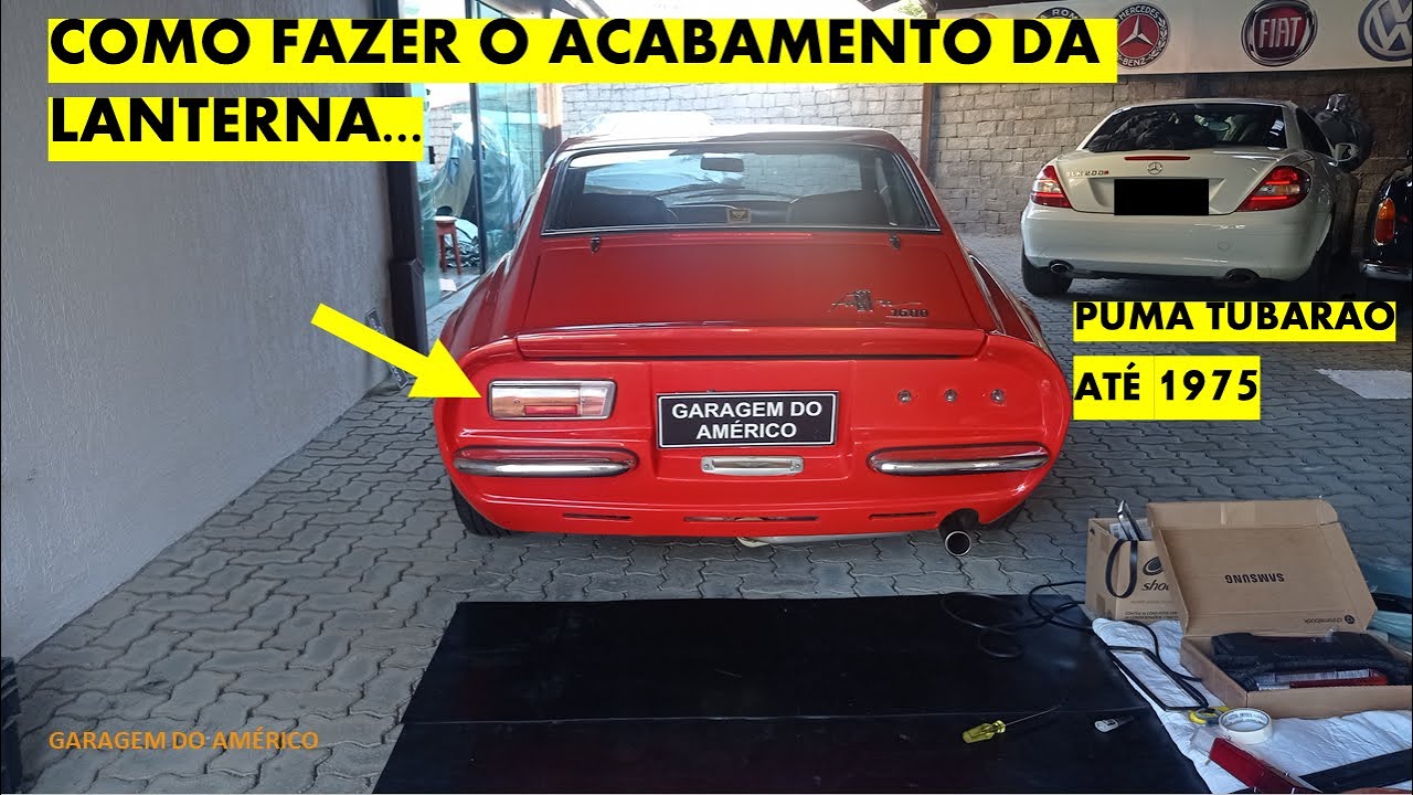 PUMA TUBARÃO - COMO COLOCAR O ACABAMENTO DA LANTERNA E SOLEIRA PUMA GTE/GTS ATÉ 1975