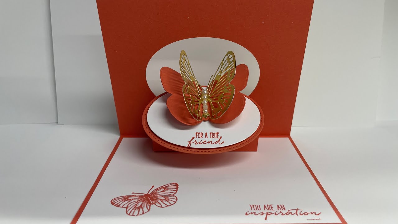 Butterfly Bijou Pop & Flip Card