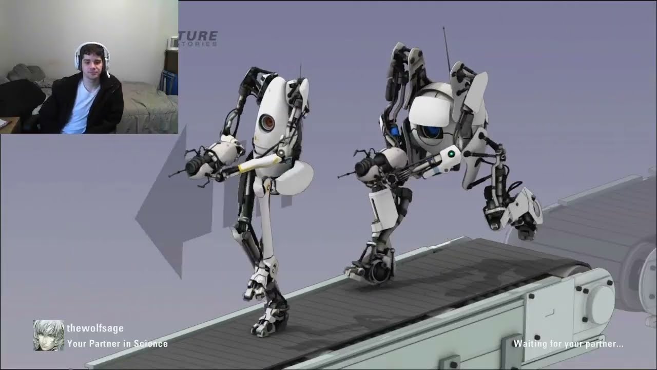 Let's Play Portal 2 Co-op Campaign Part 1