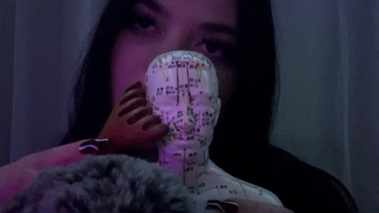 💉Acupuncture Doll Massage ASMR (Tapping + Mouth Sounds) 