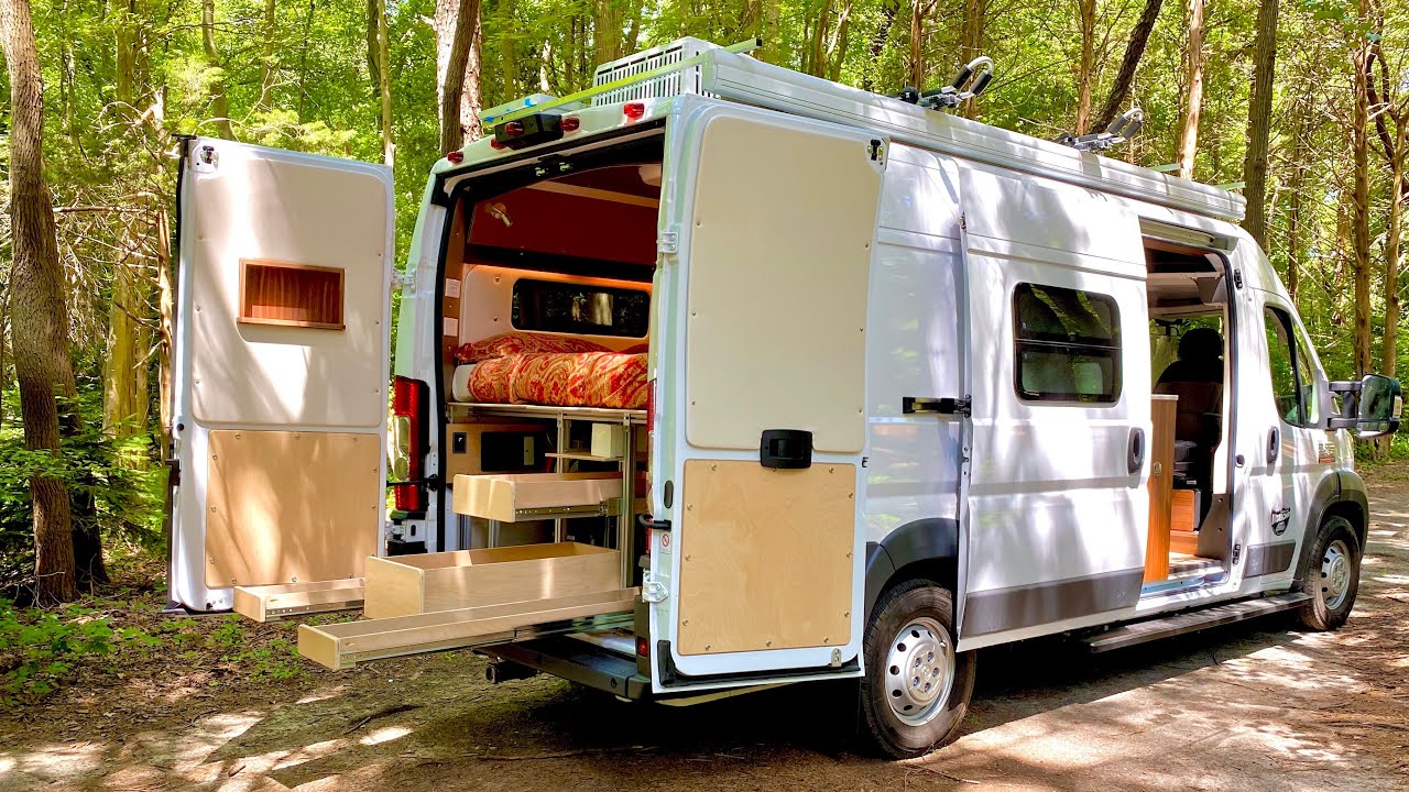 FULL VAN TOUR | Master Van Builder Converts Van into Amazing Masterpiece