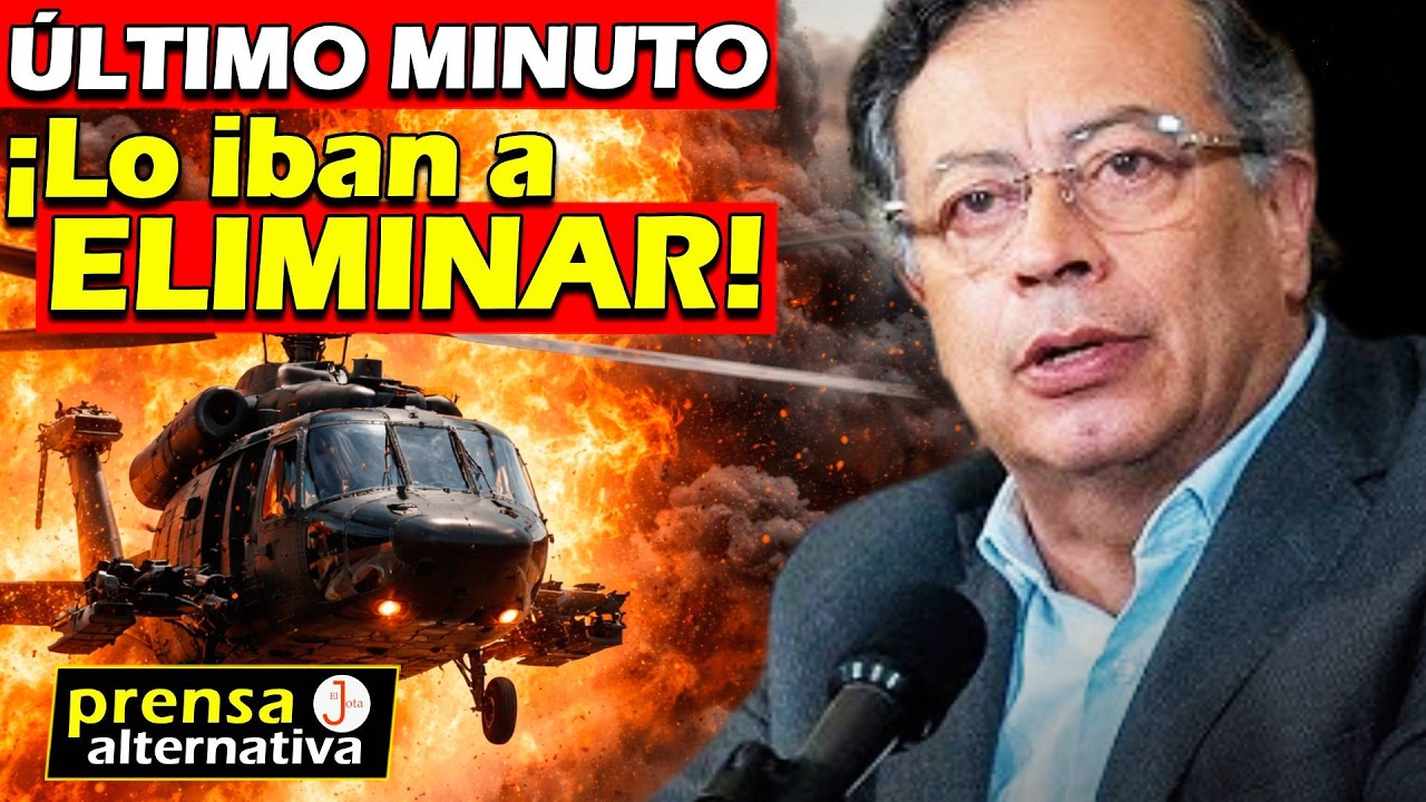 Intento de magnicidio en Colombia! Petro viaja en helicóptero cuando...