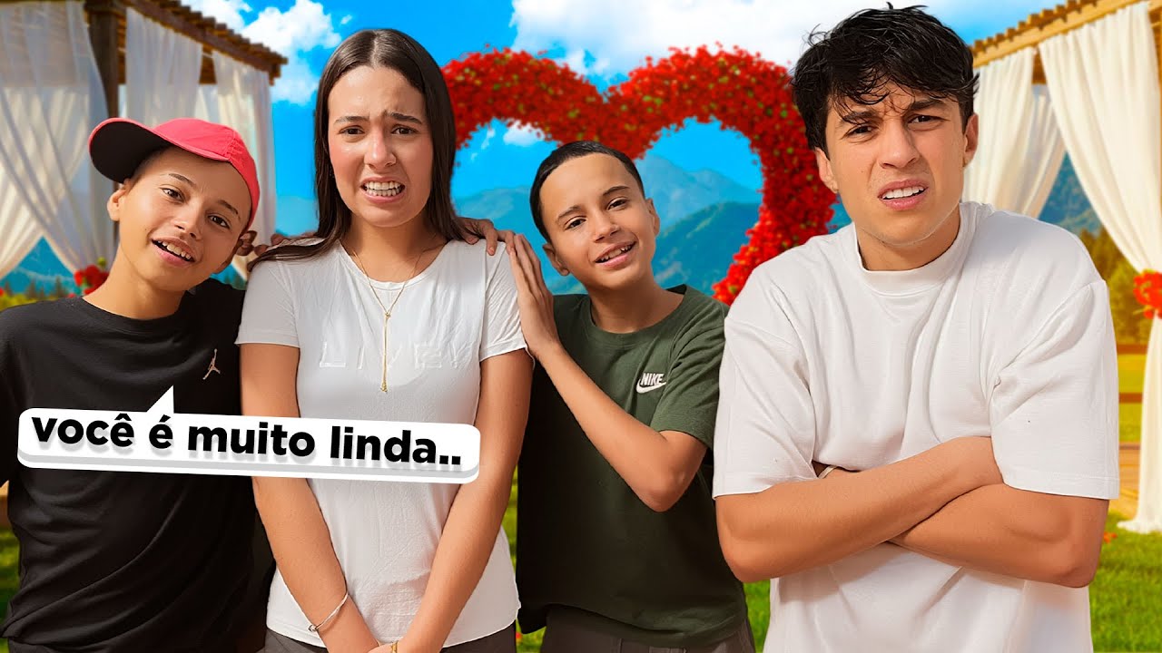 OS GÊMEOS ANTÔNIO E JP DERAM EM CIMA DA JULIA PIMENTEL NA FRENTE DO CAUÃ 😱 •Antônio e JP•
