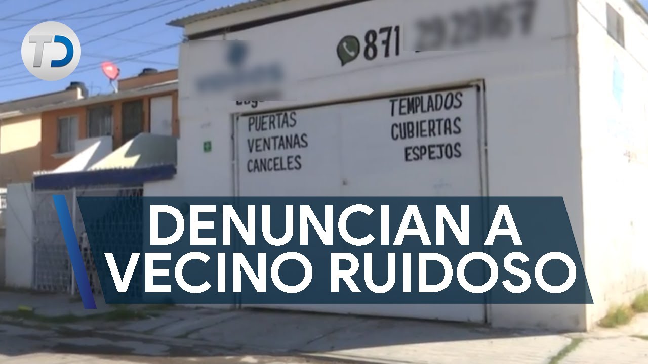 Denuncian a vecino ruidoso; tiene un taller de herrería