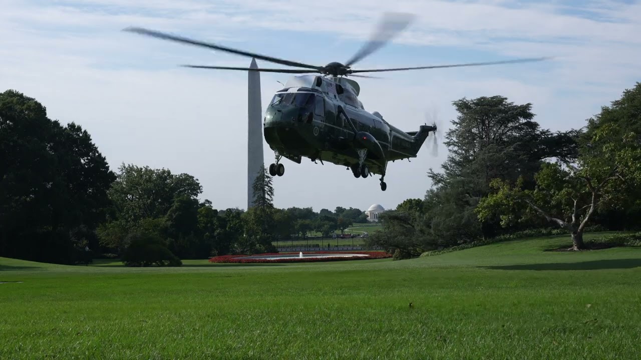 Marine One Arrival on September 2, 2024