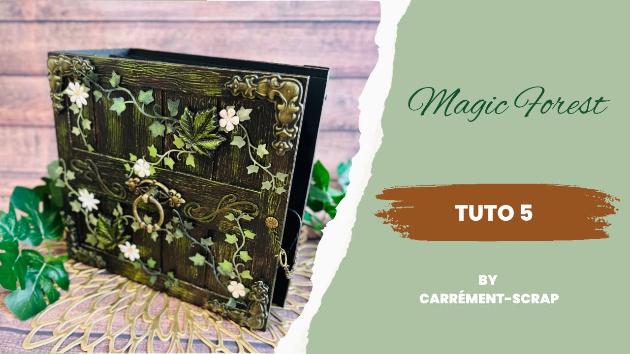 Magic Forest TUTO 5 Album scrapbooking pop-up #scrapbooking #popup #tutorial
