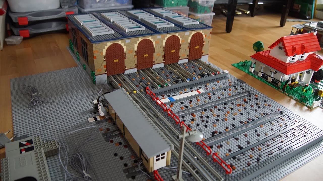 Lego 12V Eisenbahn Schiebebühne