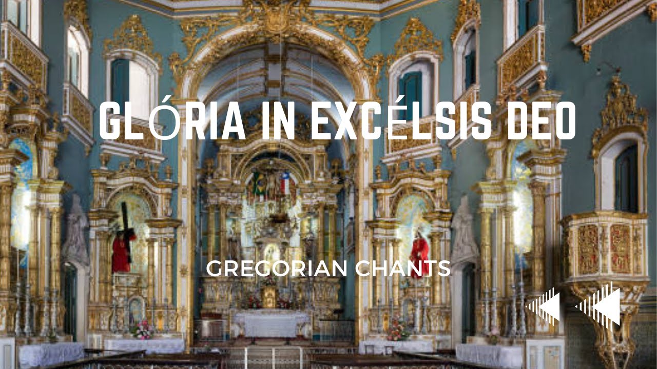 Gloria in excelsis Deo WITH LYRICS #LATINMASS #gregorian