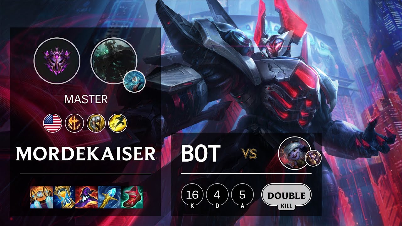 Mordekaiser Bot vs Tristana - NA Master Patch 11.15