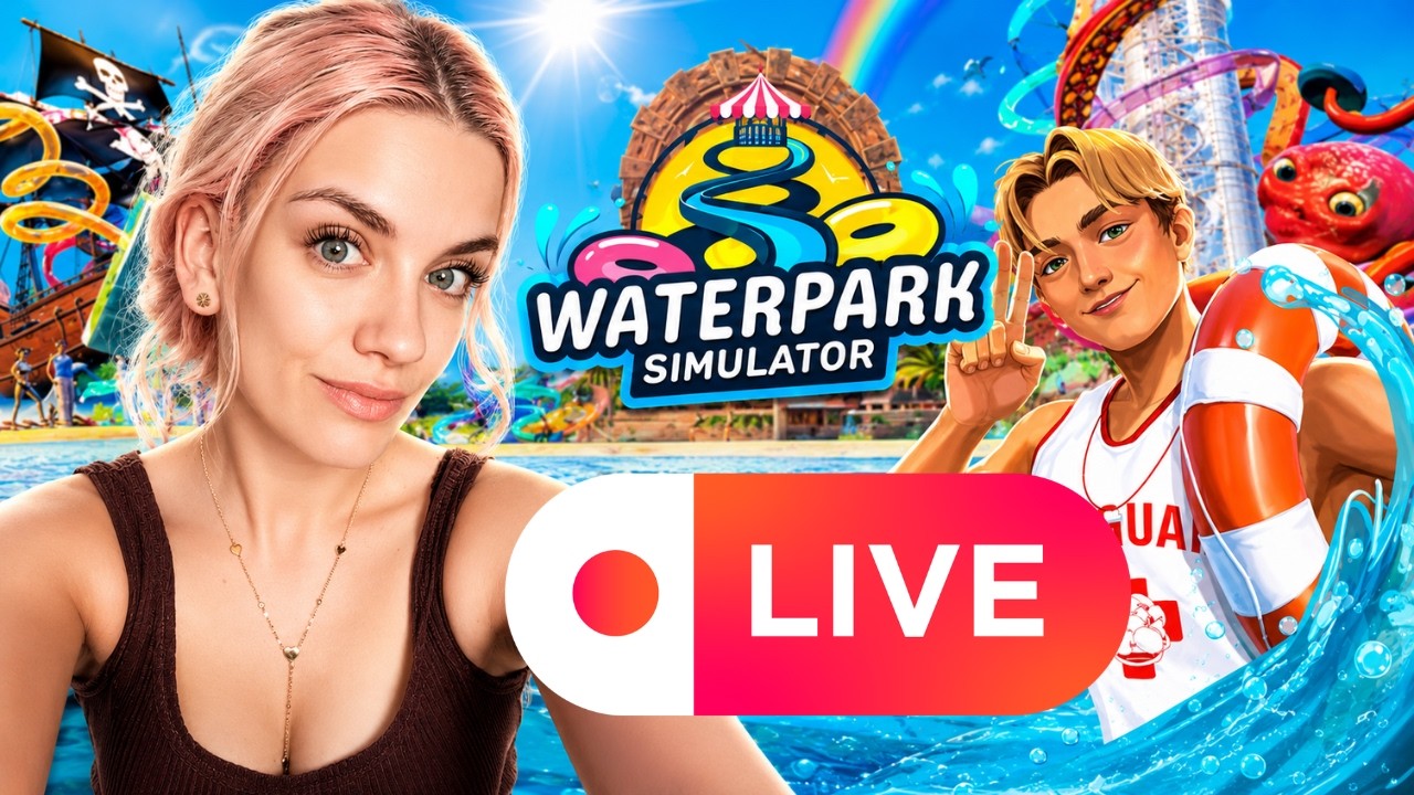 LIVE - 🐳WATERPARK SIMULATOR iii duuużo NOWOŚCI !!!