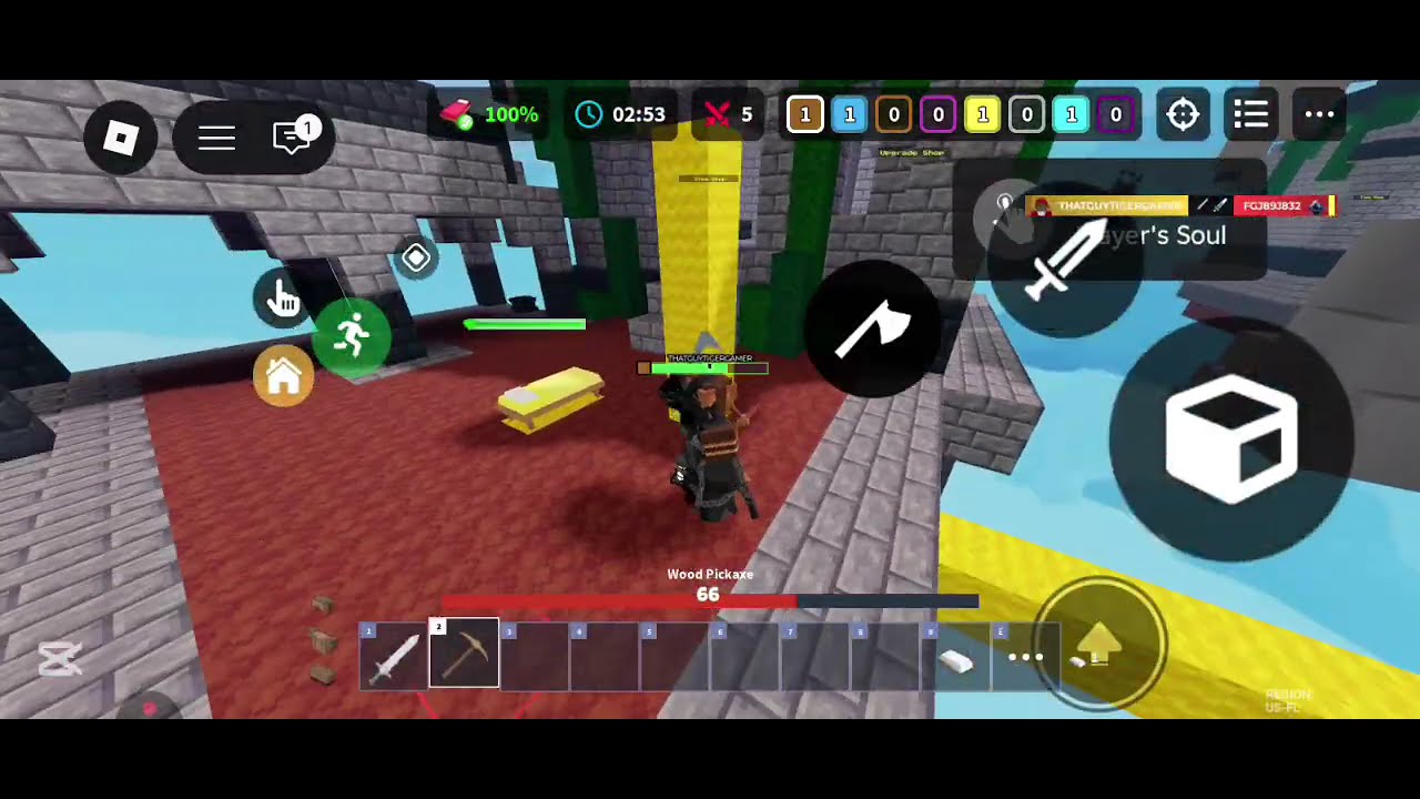 I`m the best Mobile Bedwars player(Roblox Bedwars)