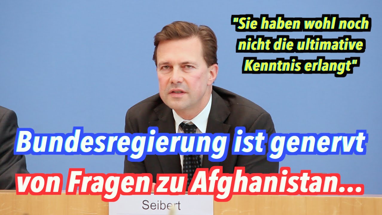 Bundesregierung ist genervt von Fragen zum Krieg in Afghanistan