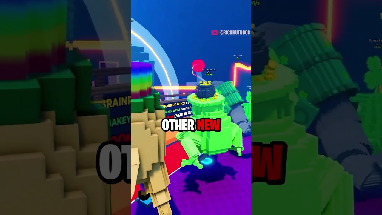 NEW ST. PATRICK'S DAY UPDATE IS INSANE IN ESCAPE TSUNAMI FOR BRAINROTS!! #ESCAPETSUNAMIFORBRAINROTS