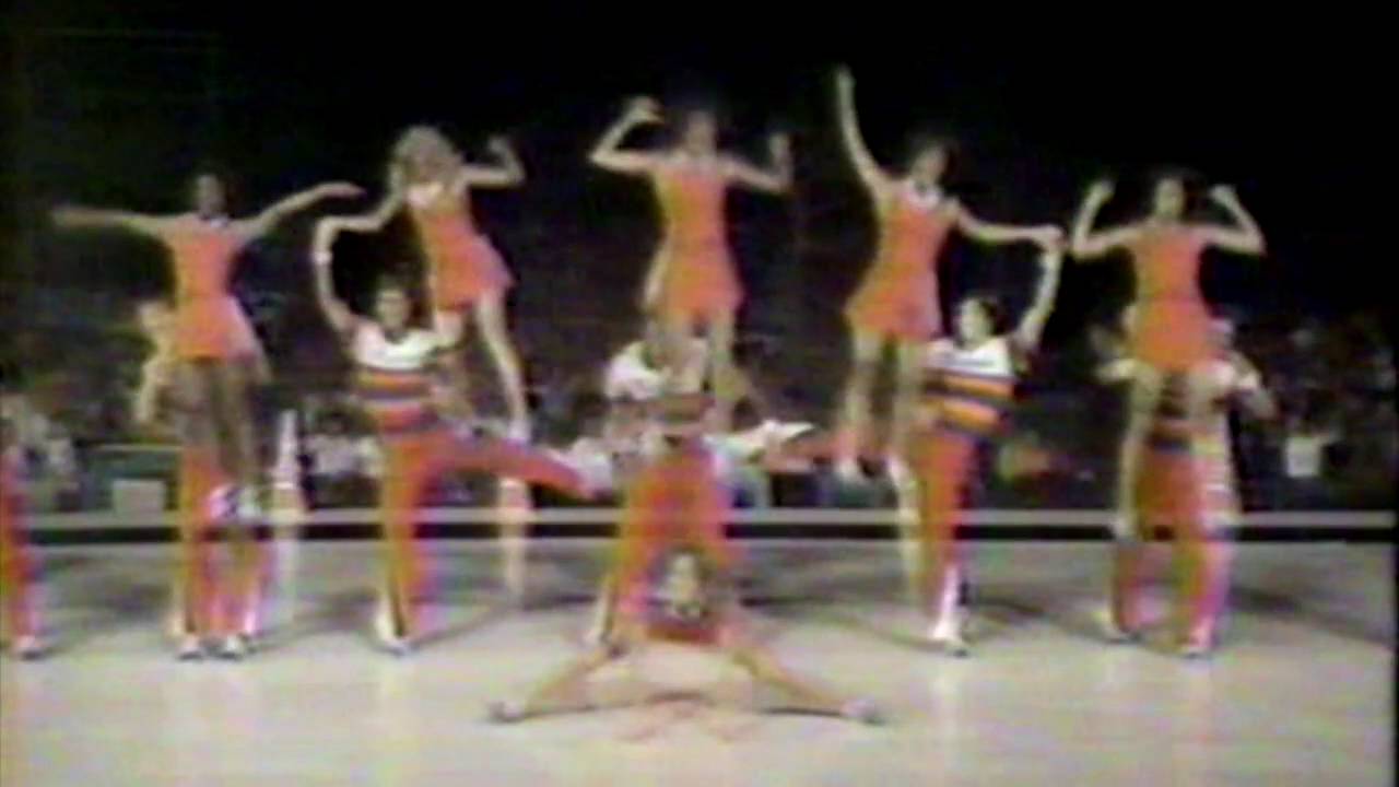 UF Cheer at the 1978 first National Collegiate Cheerleading Championships