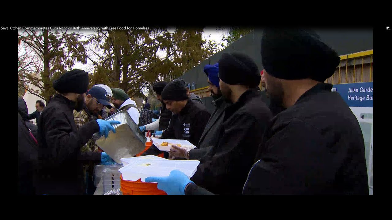 Seva Kitchen Marks Guru Nanak's Birth Anniversary with Free Meals for Homeless | OMNI News Punjabi