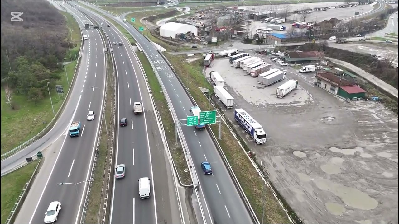 Petlja Bubanj Potok - obilaznica oko Beograda - dron snimak