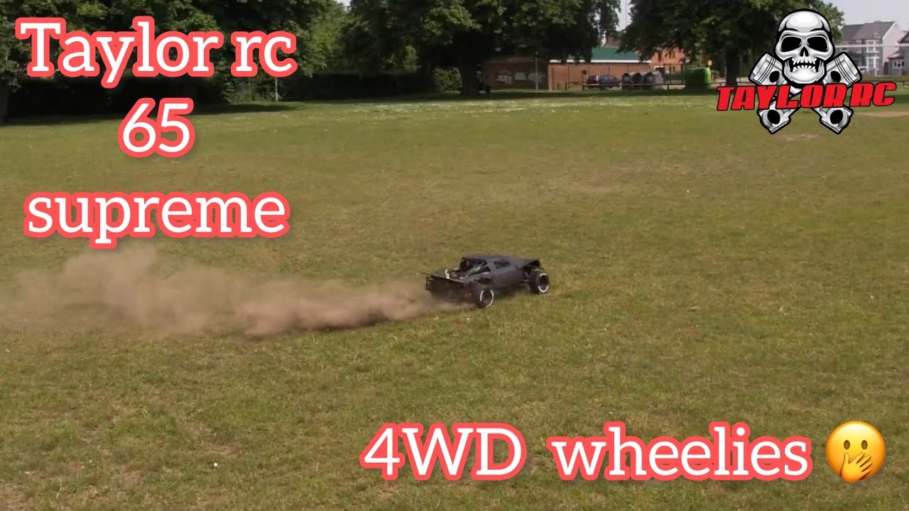 Taylor rc 65 supreme 4WD WHEELIES 🫢