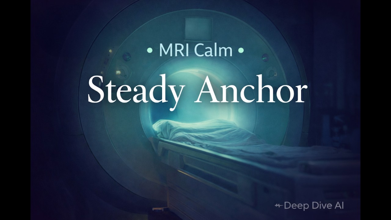 MRI Calm  Soft Return. Ultra-even ambient designed to reduce scan anxiety and help time feel softer.