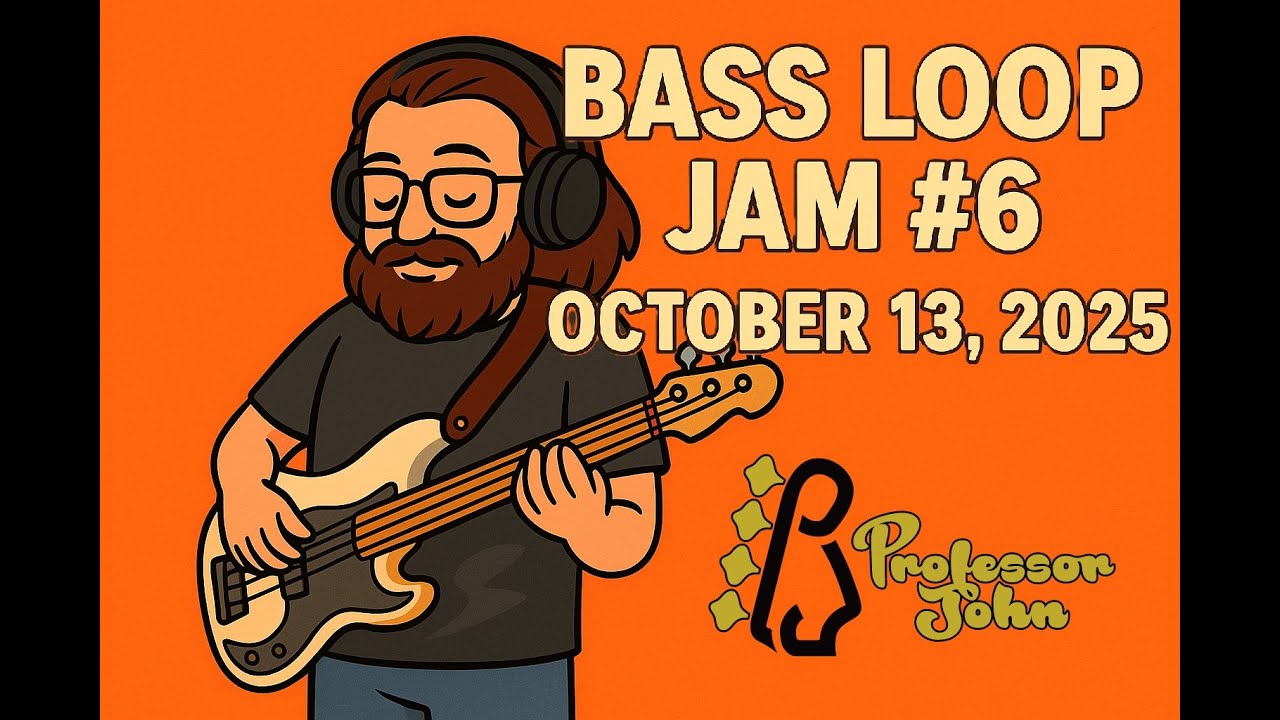Bass Loop Jam #6 – Live Improv on Twitch (October 13, 2025)