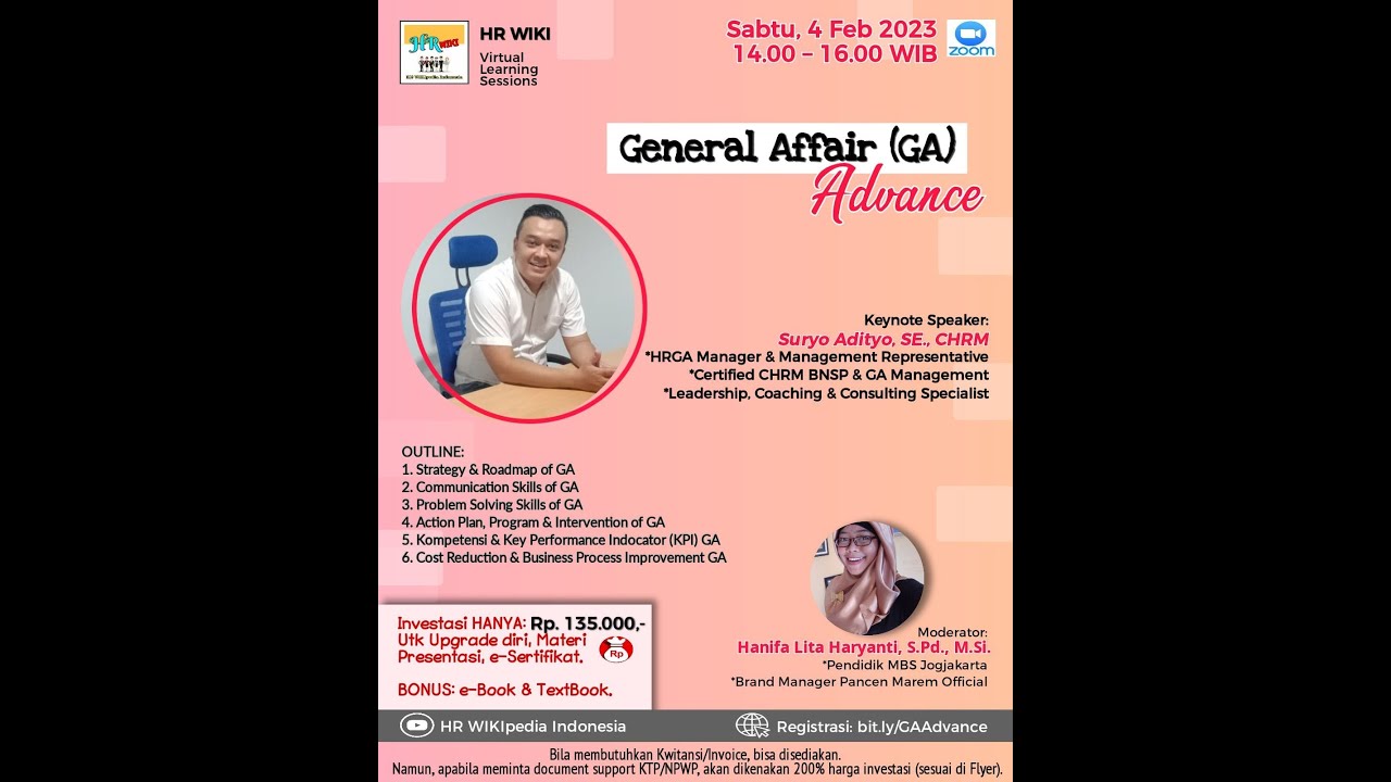 General Affair (GA) Advance