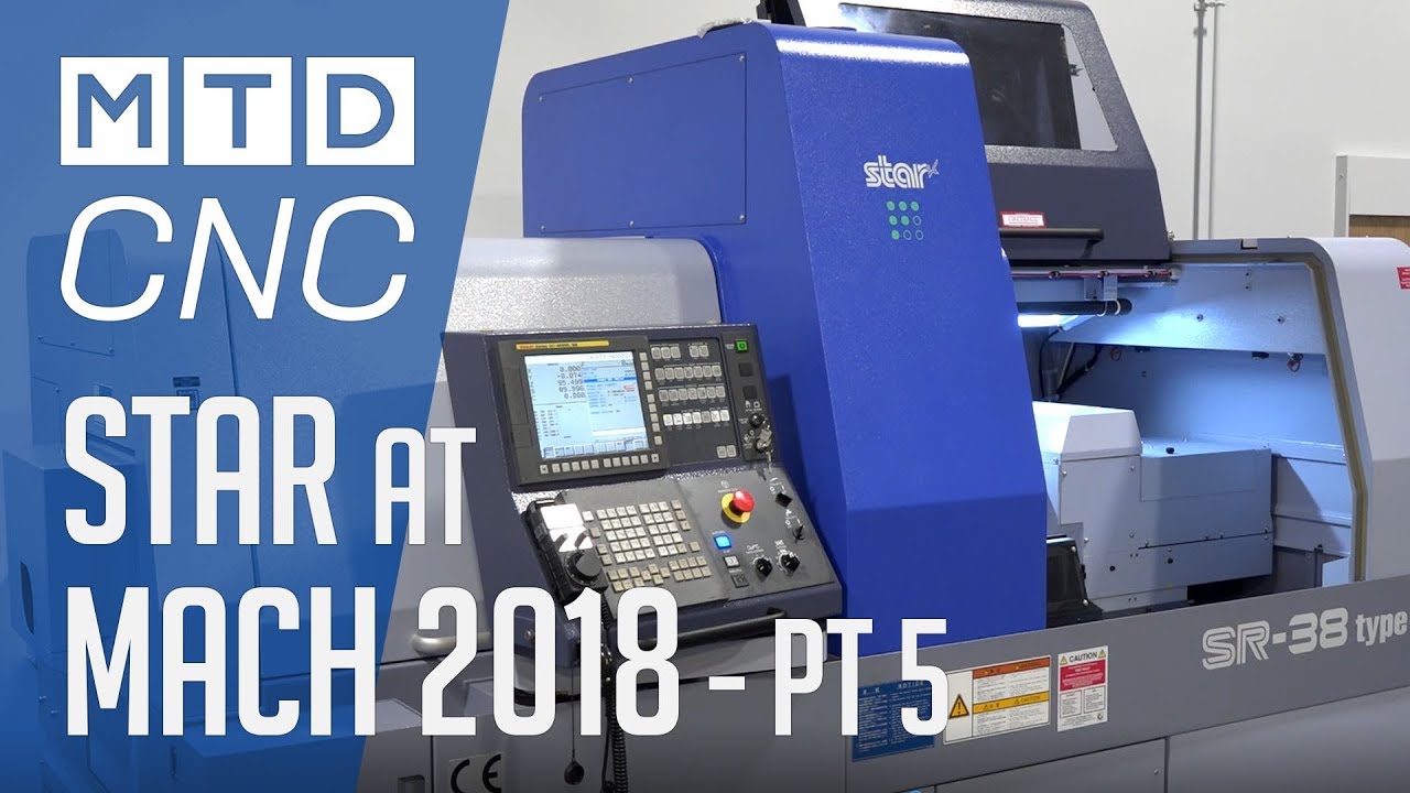 See the powerful Star SR 38 type B sliding head lathe at MACH 2018