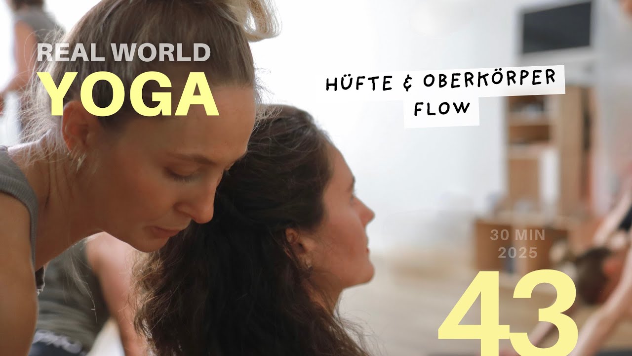 30 Min. Vinyasa Yoga für Hüfte & Oberkörper | Original Studio Cut