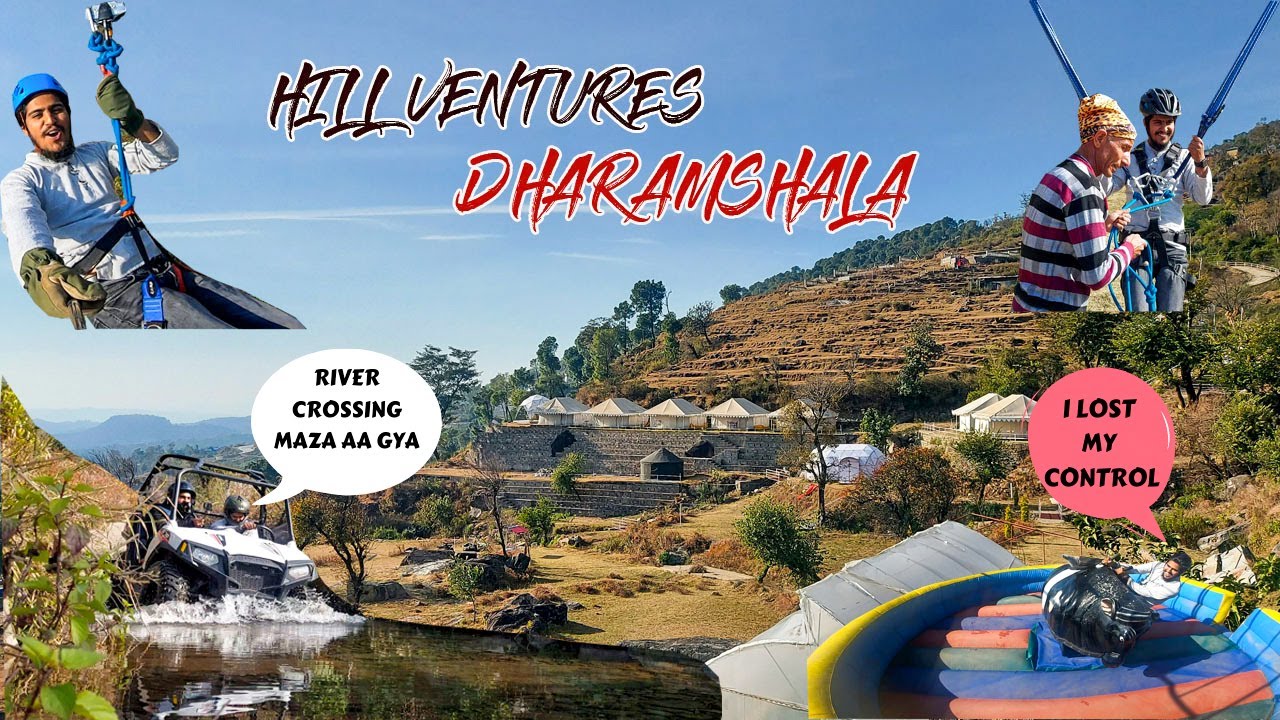 Hill Ventures Dharamshala Me Etni Tagdi Adventurous Place😱|Unexplored Tourist place in Dharamshala😍