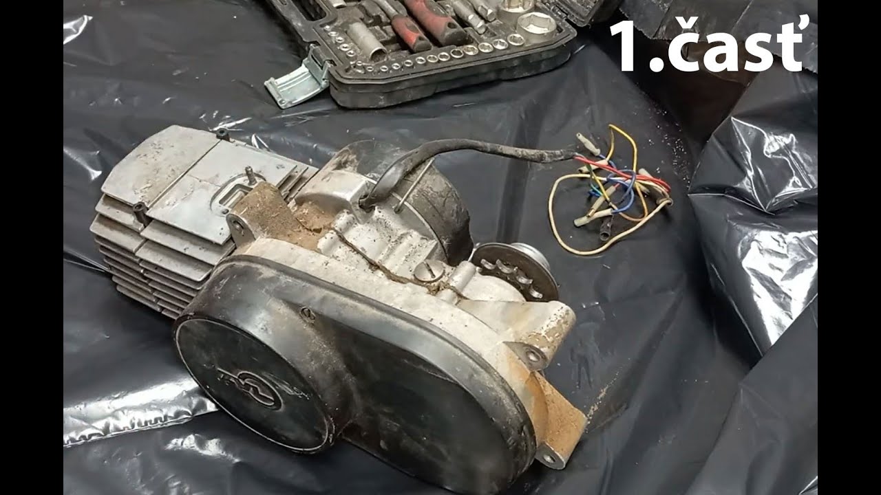 Polenie motora - Babetta 210( 1.časť) [Návod]