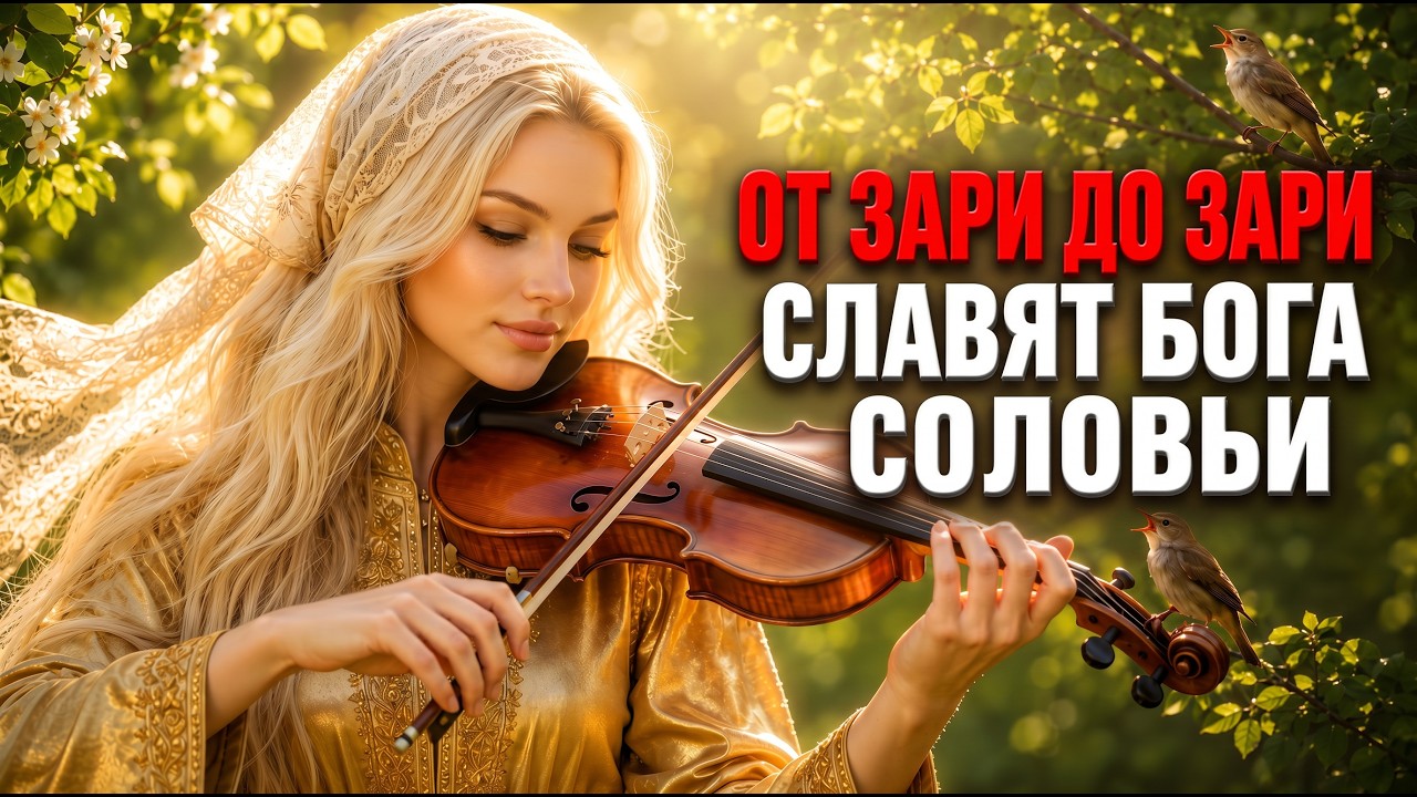 От зари до зари ✨️ славят Бога соловьи | Песня поклонения