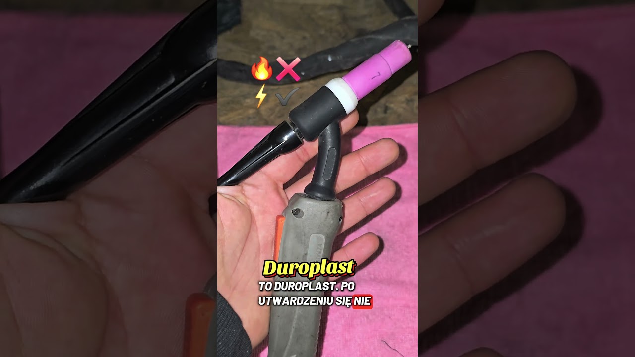 Plastik przy spawarce ? To Duroplast ! 🔥 #spawanie #dc #youtube #spawacz #spawarka #inżynieria #fyp