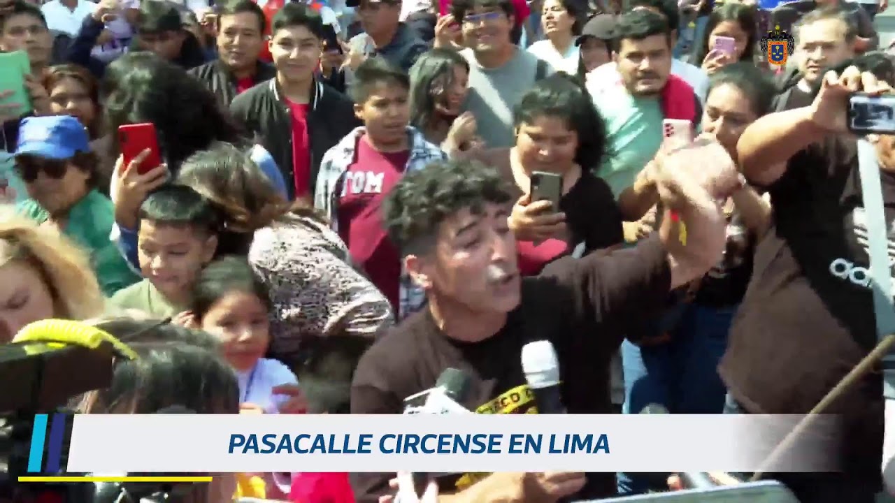 Pasacalle Dominical de circos