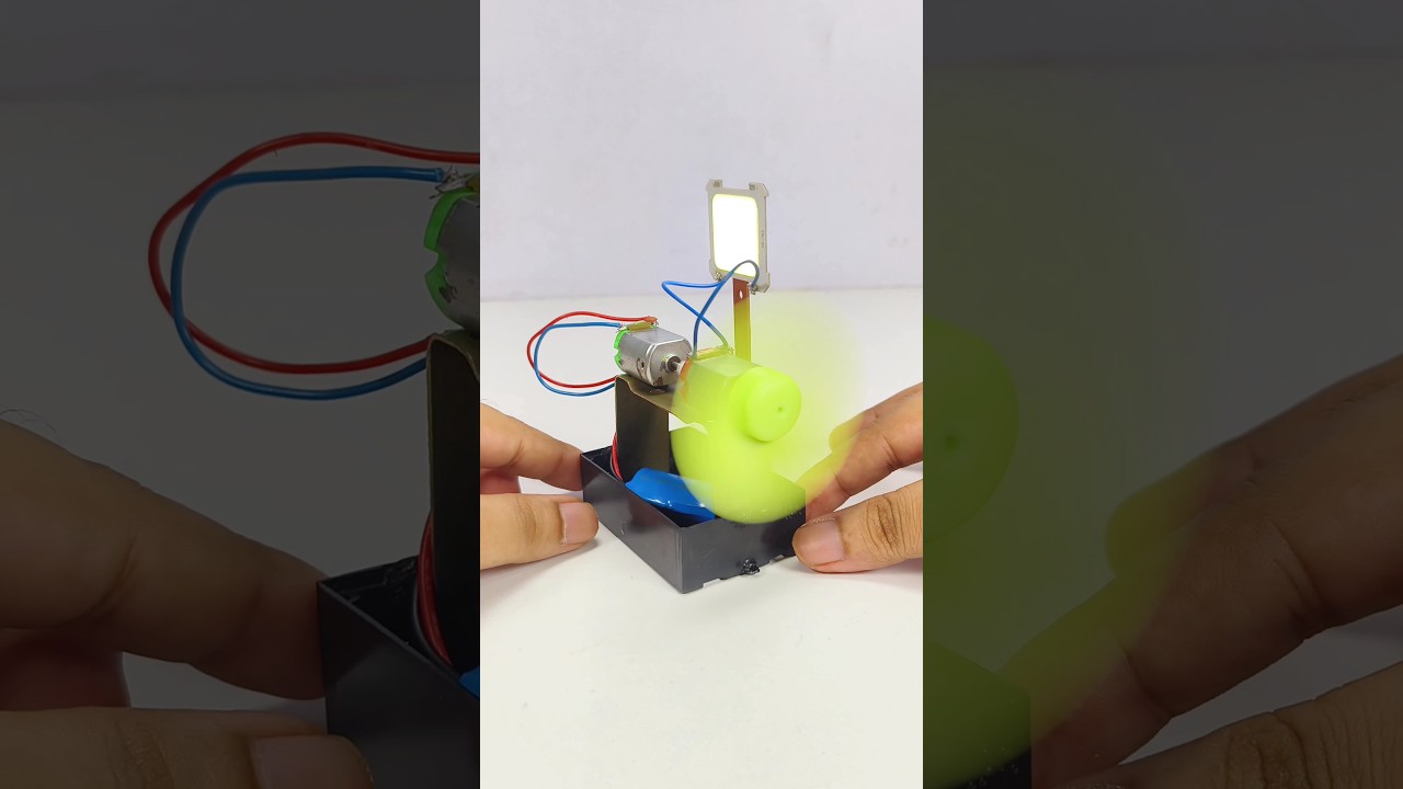 Mini Fan with DC motor / Motor Life Hacks 🔥🔥🔥