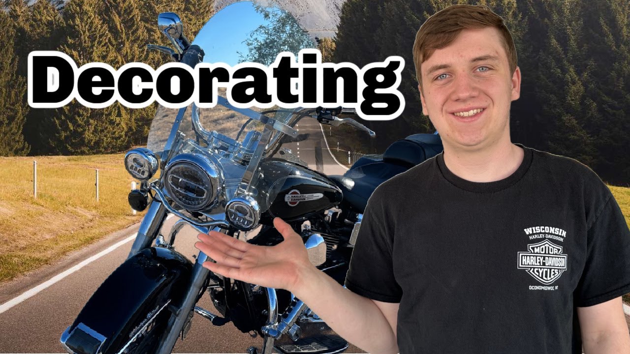 Decorating My Motorcycle For Christmas