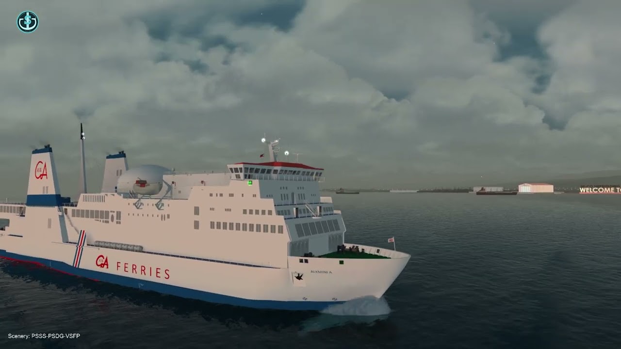 MF Alkmini A | Arrival & Docking Maneuver @ Cebu, Philippines | Fictional Route