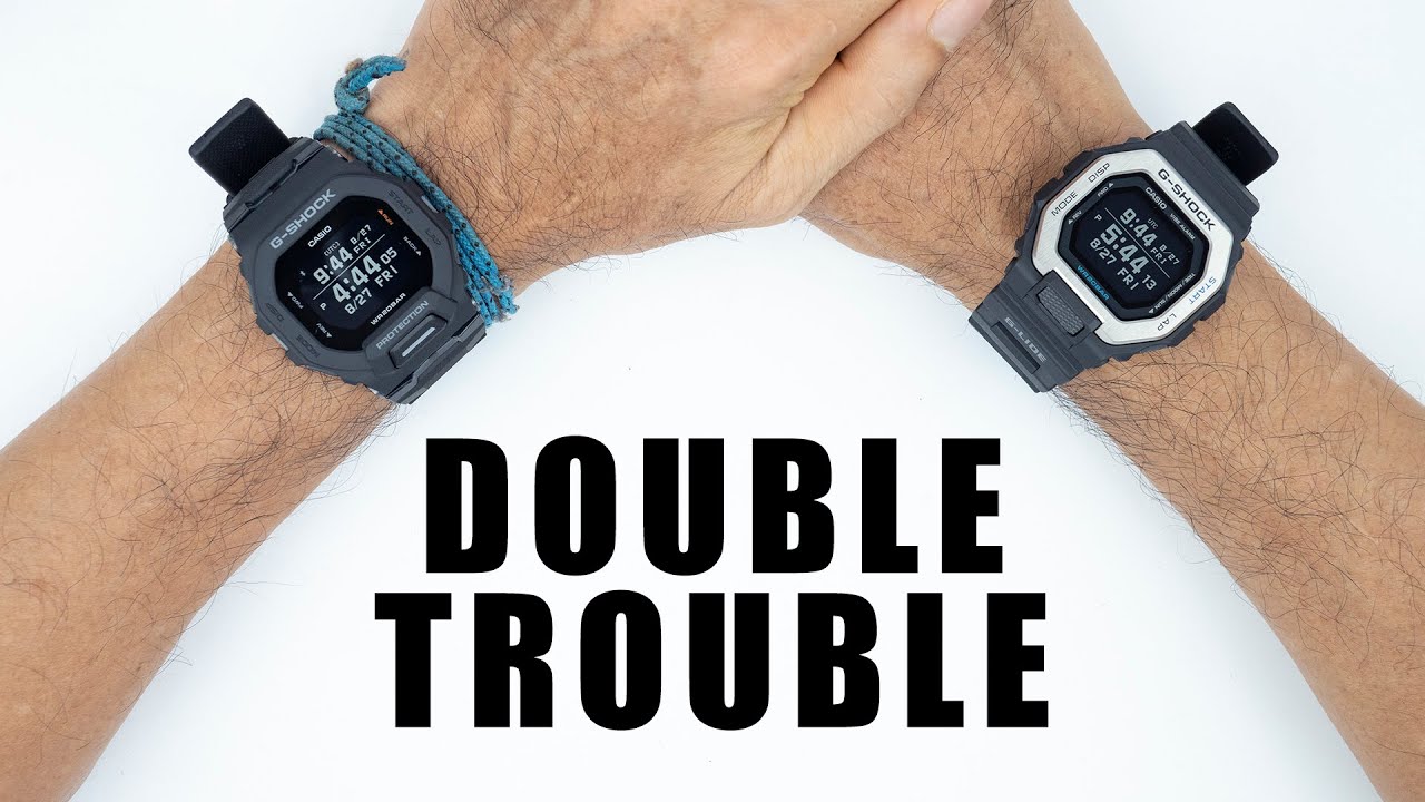 DOUBLE TROUBLE - CASIO G-SHOCK GBD-200 VS G-LIDE GBX-100