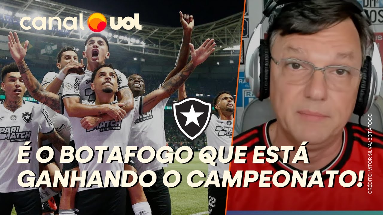 MAURO CEZAR: É O BOTAFOGO ESTÁ CONQUISTANDO O TÍTULO, NÃO É O PALMEIRAS PERDENDO!