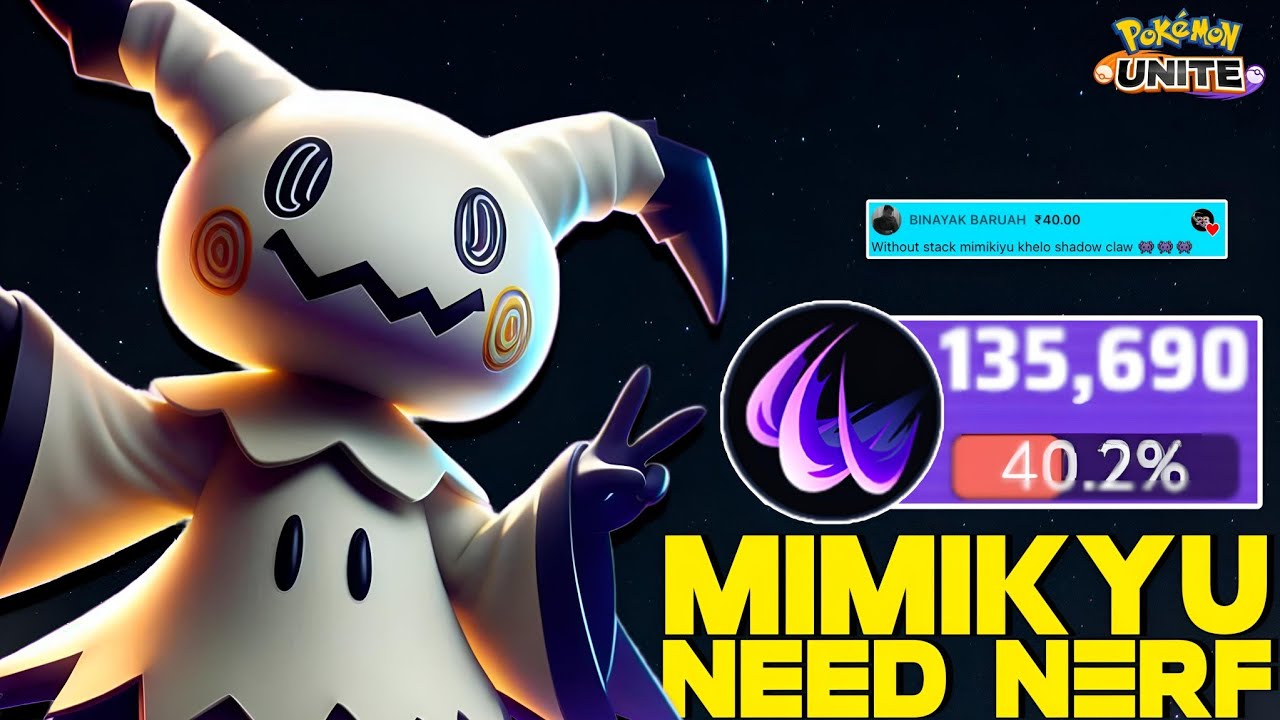 SUBSCRIBERS CHALLENGED ME TO PLAY MIMIKYU WITHOUT STACKING IN SOLO QUEUE 😲 | POKEMON UNITE