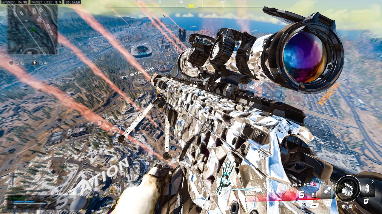 Call of Duty Warzone Solo Win HAWKER HX Gameplay PS5PRO(No Commentary)
